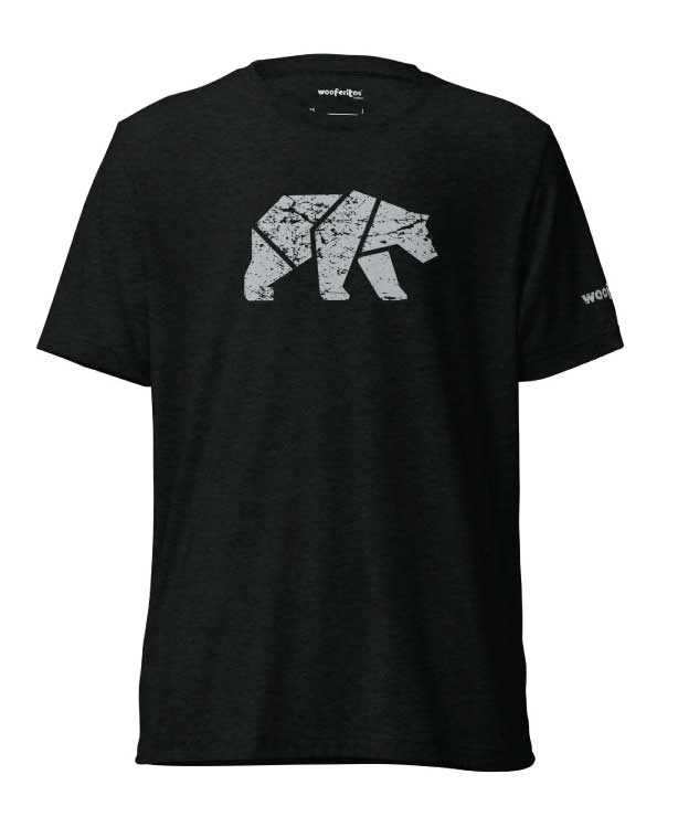 Wooferitos DigiBear Original Black Bear Tri-Blend T-Shirt