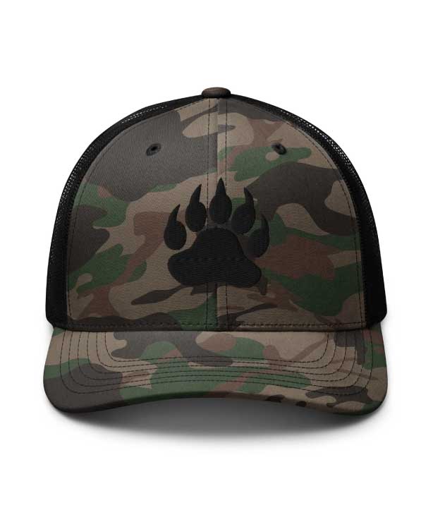 WooferPaw Bear Claw Camo Hat